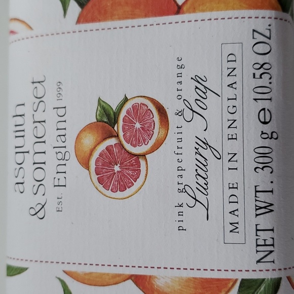 Asquith &Somerset Pink Grapefruit & Orange Luxury Soap - Picture 2 of 5